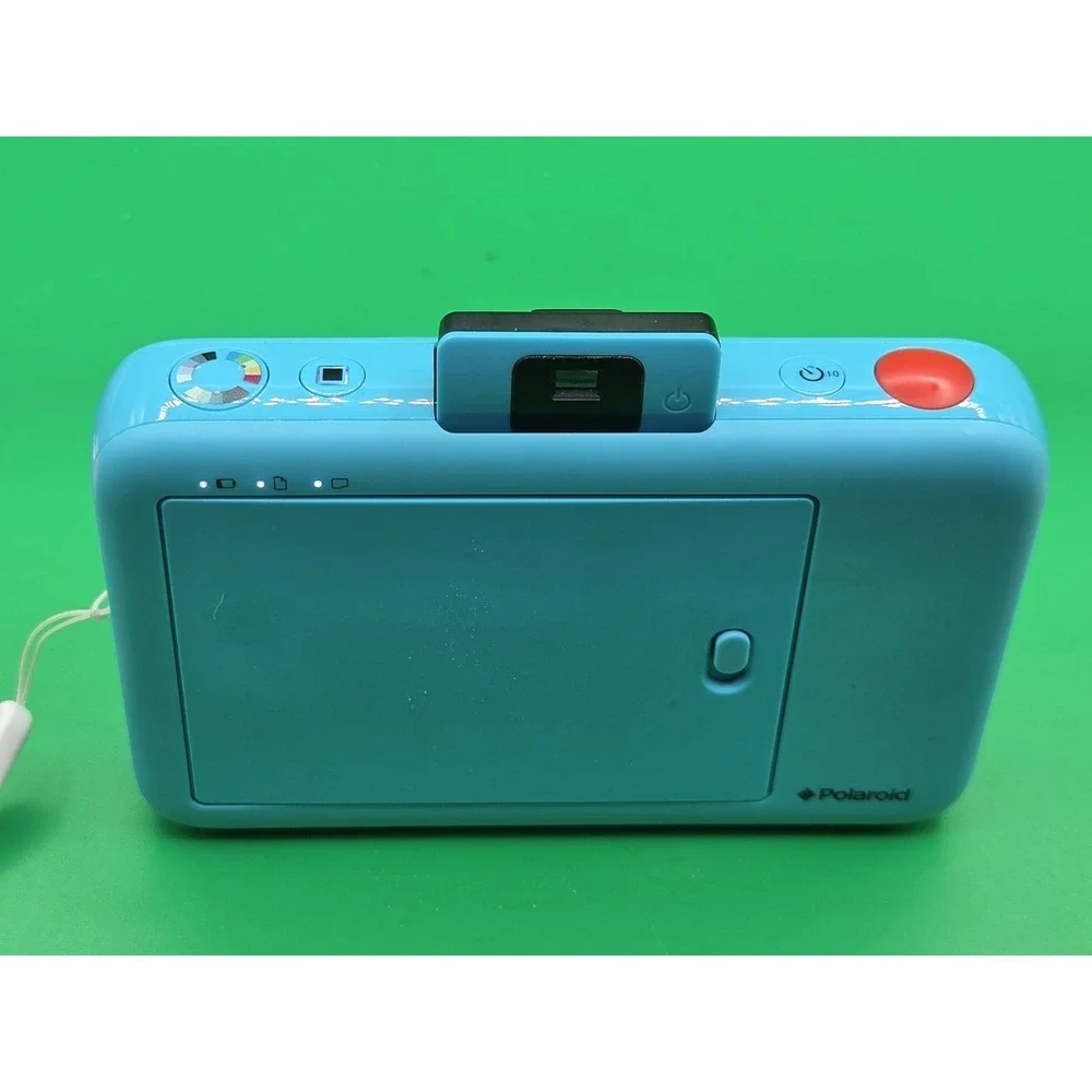 Polaroid Snap Camera Blue /w Zink Paper (60 Sheets) Powers On - For Parts Read